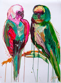 Birdies LARGE, Open ended large size Print, unframed,