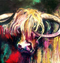 Curly the Cow, Open ended Medium size Print, unframed