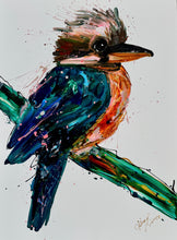 Load image into Gallery viewer, Kookaburra - Kelly - Original Art on Paper - Unframed

