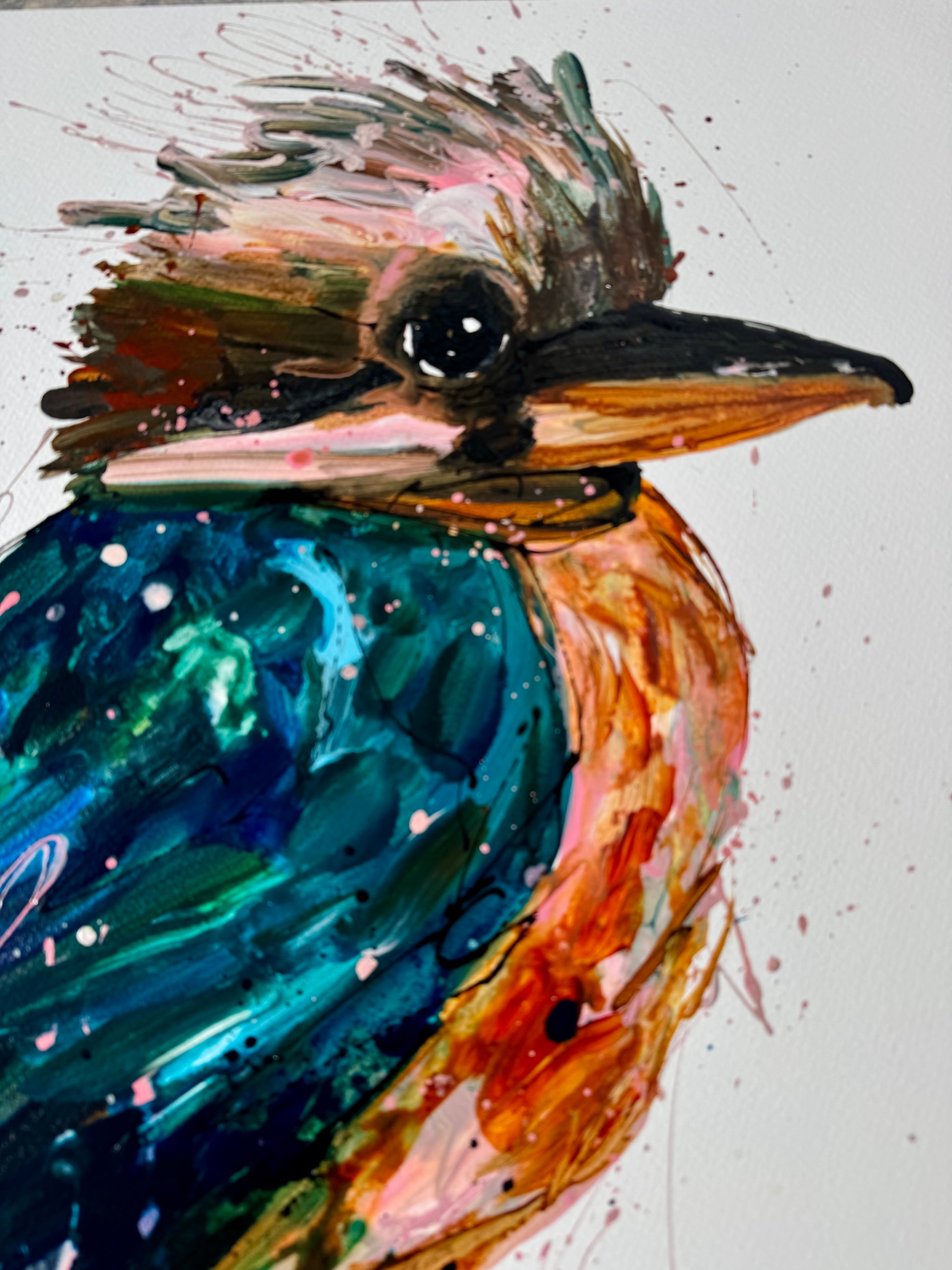 Kookaburra - Kelly - Original Art on Paper - Unframed