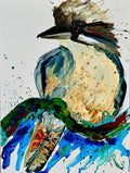 Kookaburra Zach- Original Art on Paper - Unframed