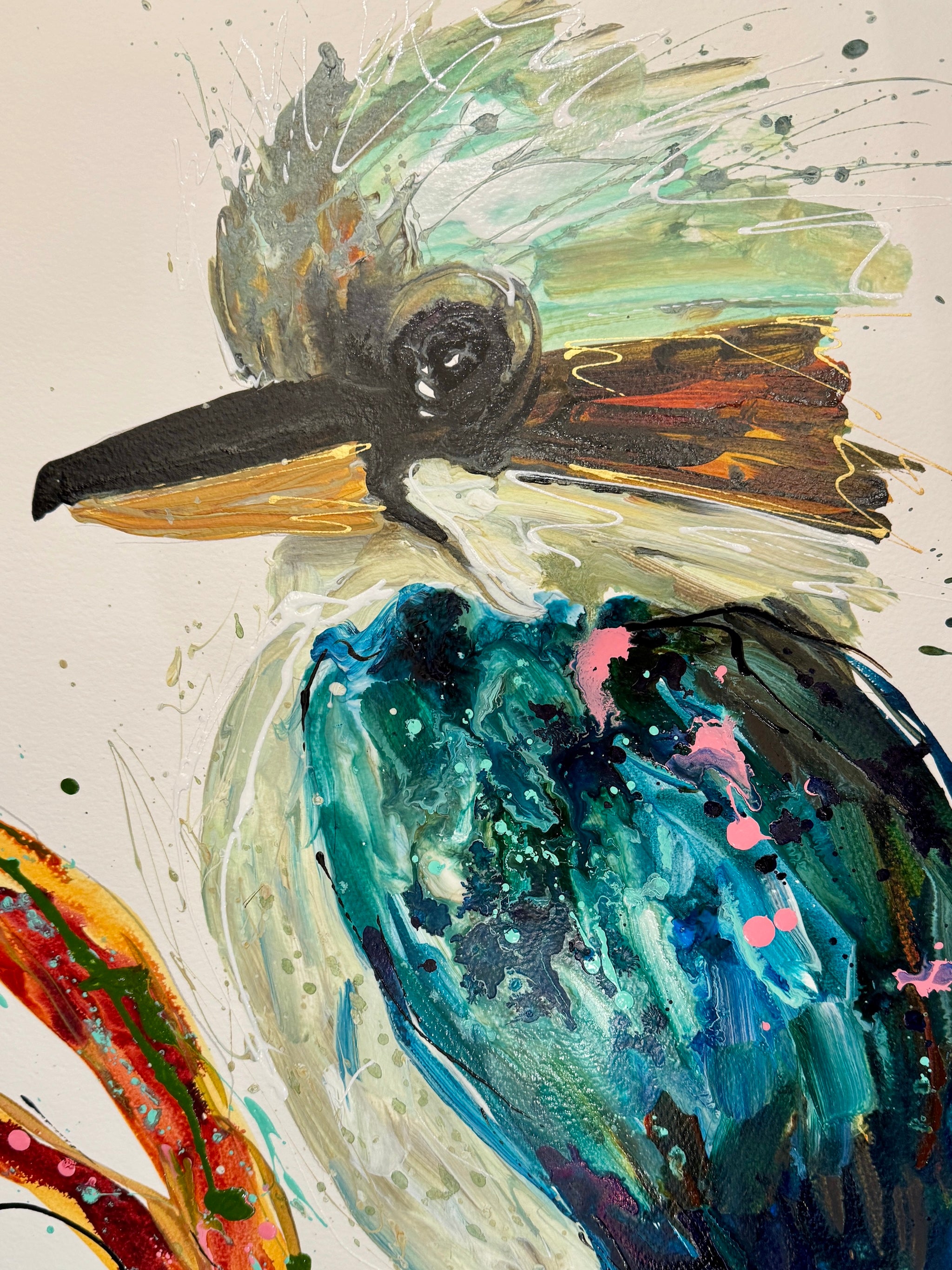 Kookaburra - Jack - Original Art on Paper - Unframed