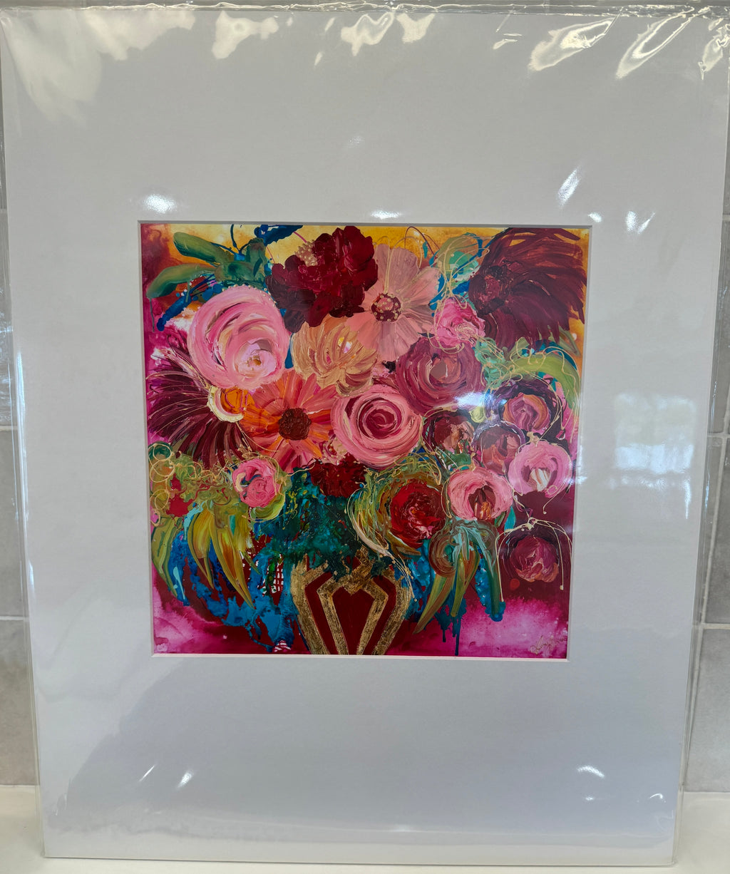 Floral 3 LARGE- Petal Power , Open ended large size Print, unframed,