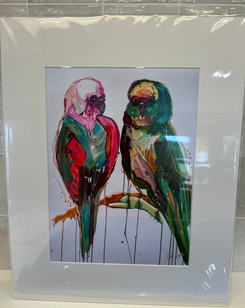 Birdies LARGE, Open ended large size Print, unframed,
