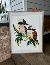 Load image into Gallery viewer, Kookaburra Krush- Original Art on Paper - framed
