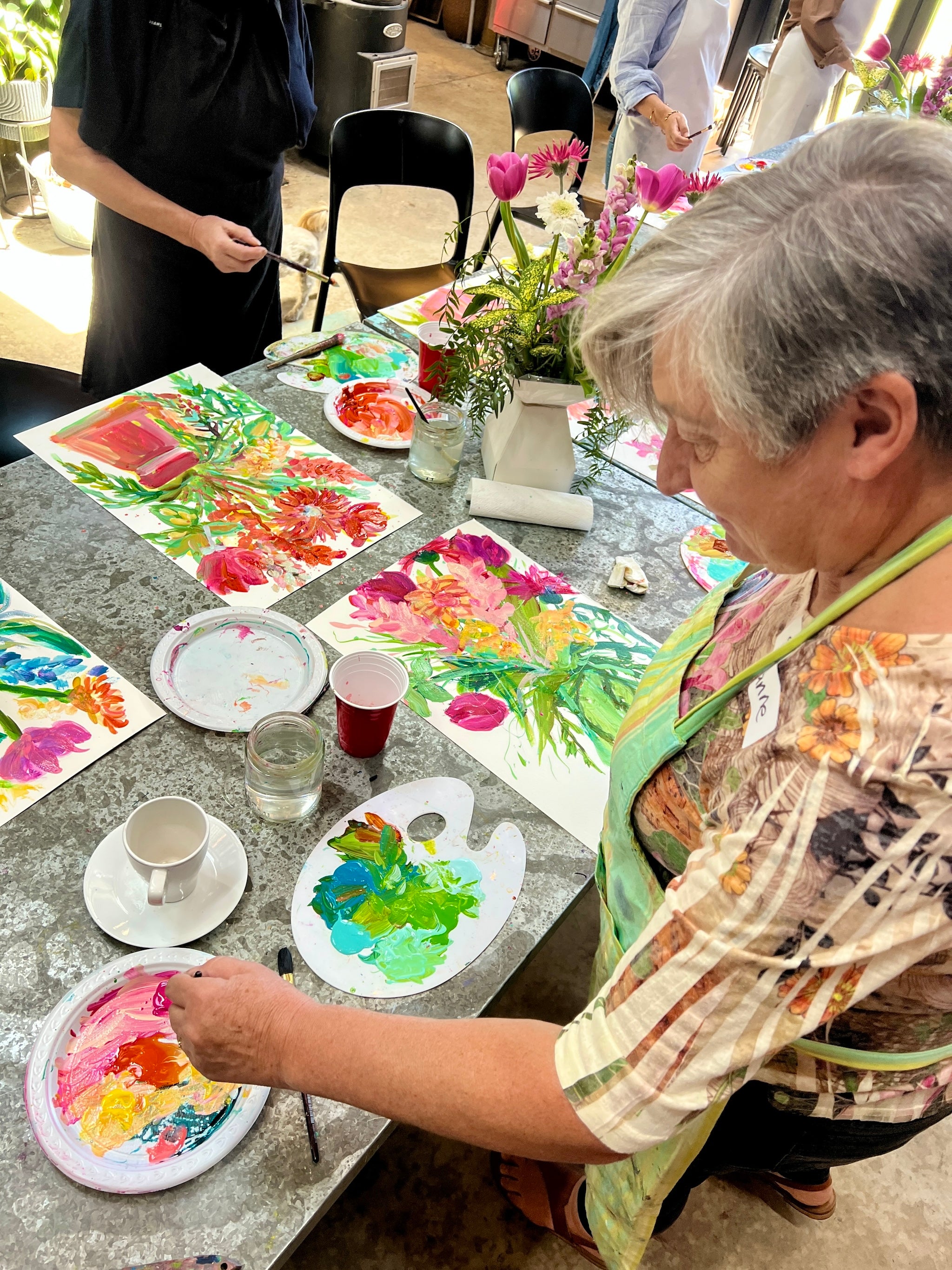 Blooms Art Workshop, Green Door Studios Robertson 2026 Dates TBC.  Taking Expressions of Interest Now