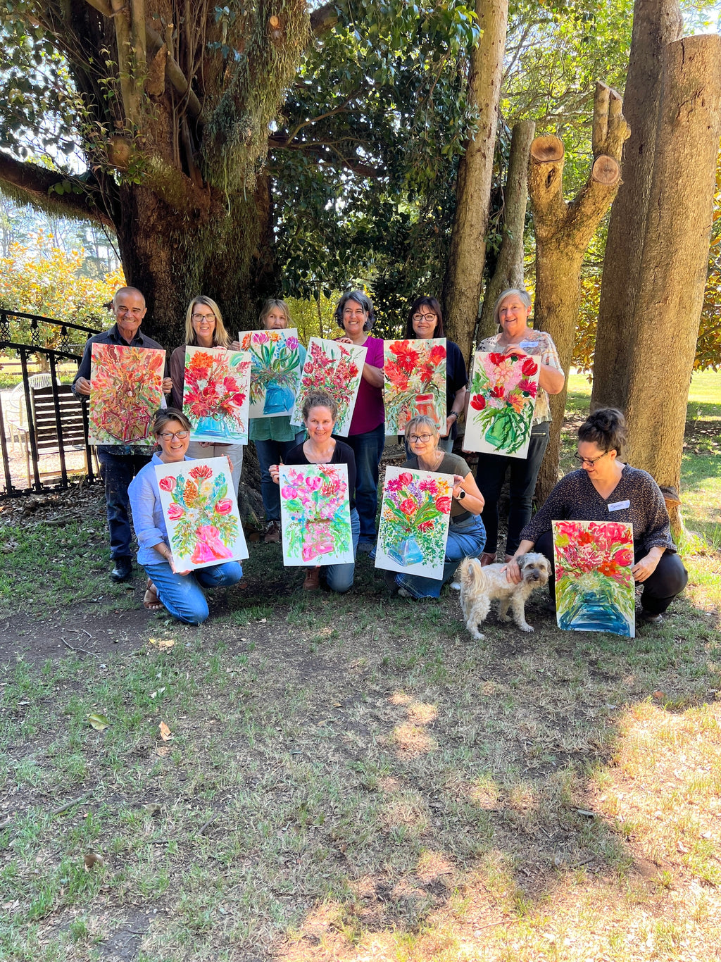 Blooms Art Workshop, Green Door Studios Robertson 2026 Dates TBC.  Taking Expressions of Interest Now