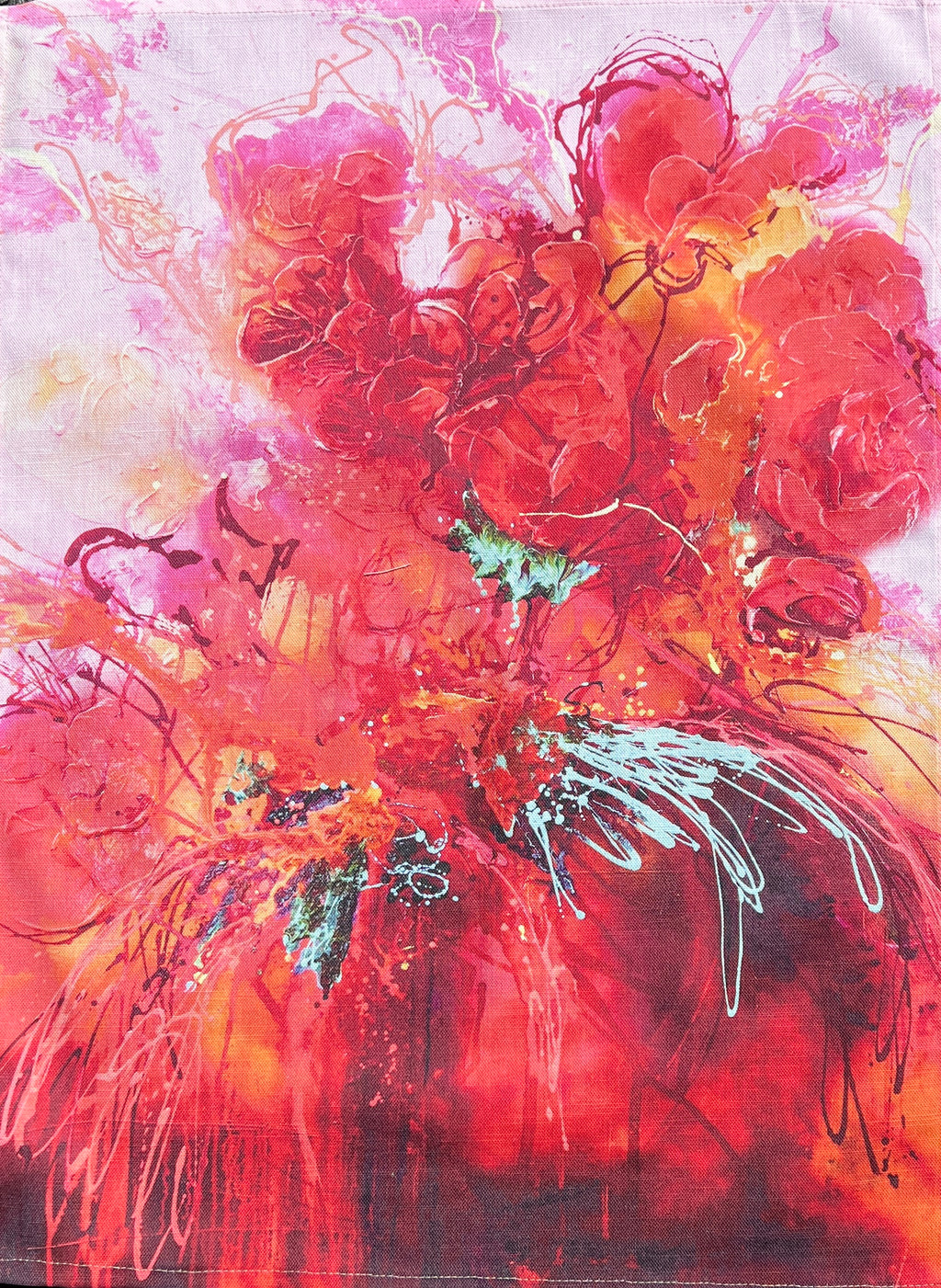 Ruby - Linen Tea Towel