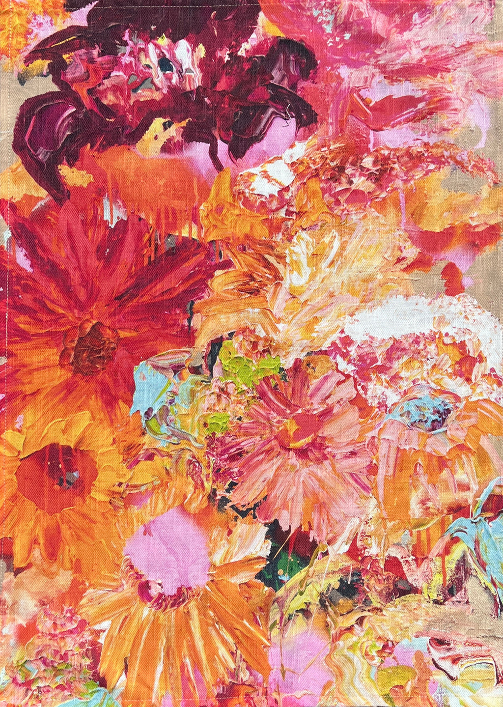 Dazy Dayz- Linen Tea Towel