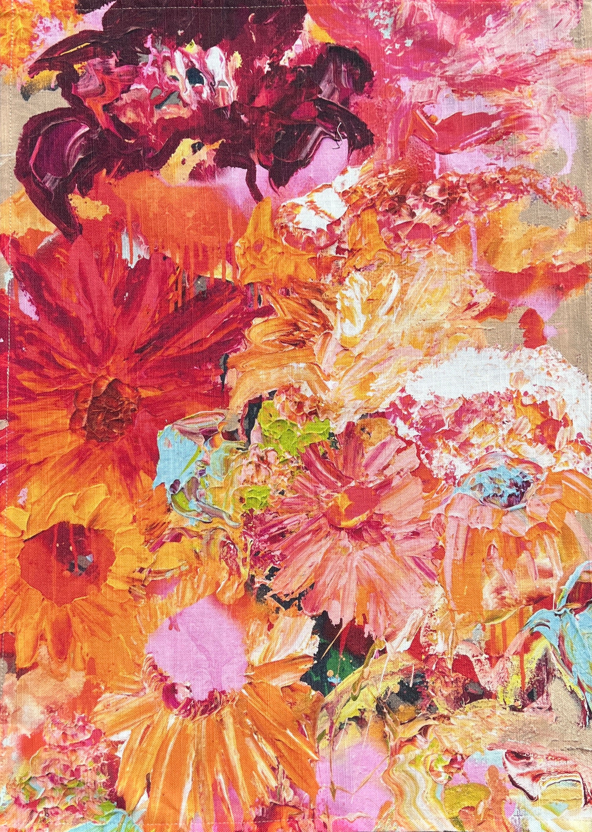 Dazy Dayz- Linen Tea Towel