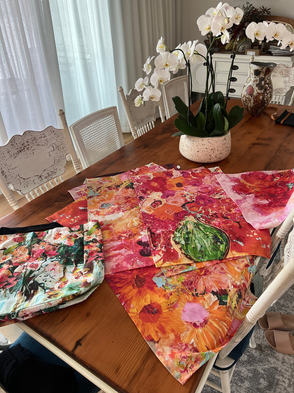 Ruby - Linen Tea Towel