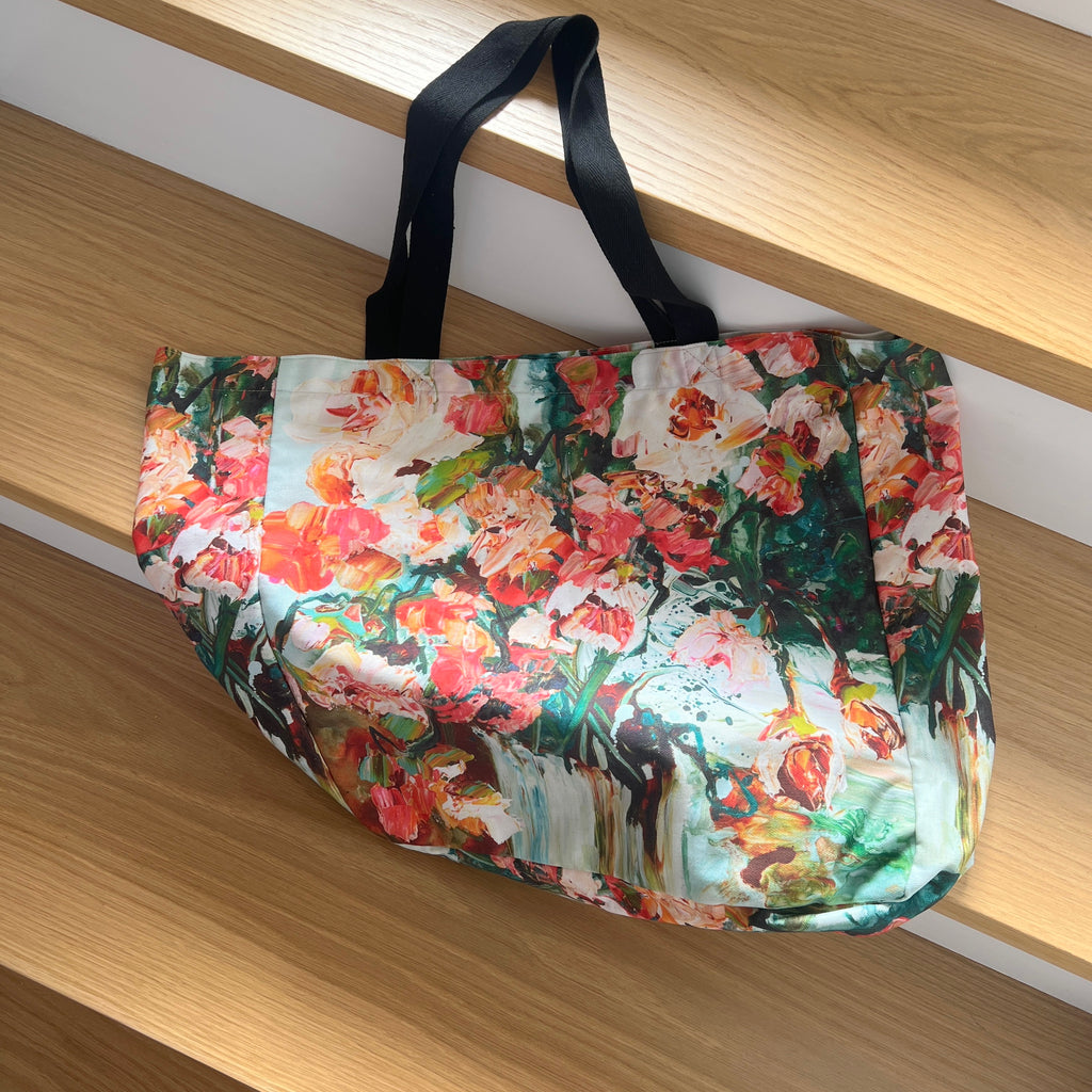 Fluer - Cotton Drill Deluxe Tote Bag