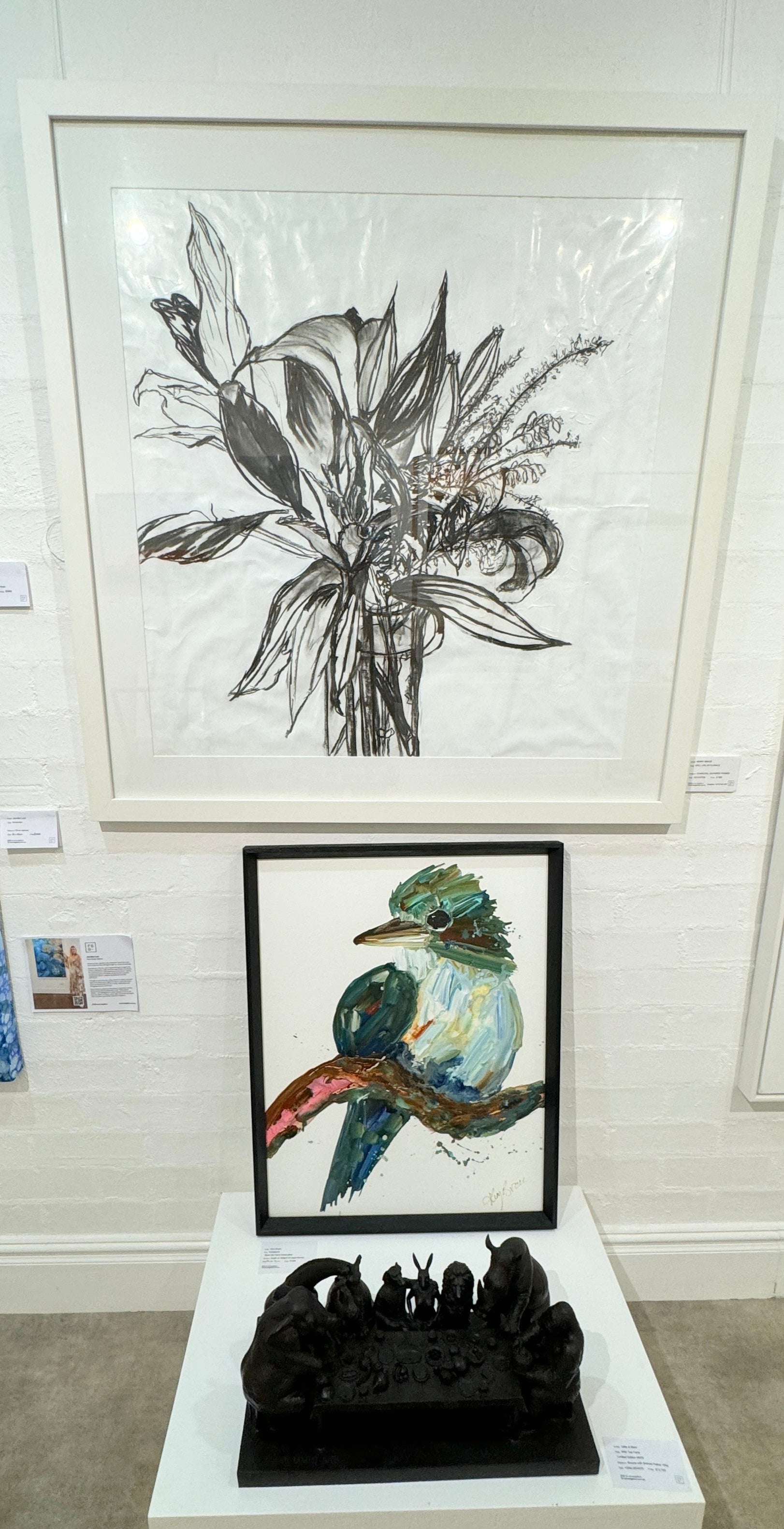 Kookaburra, Original Art on Archival Paper / Framed