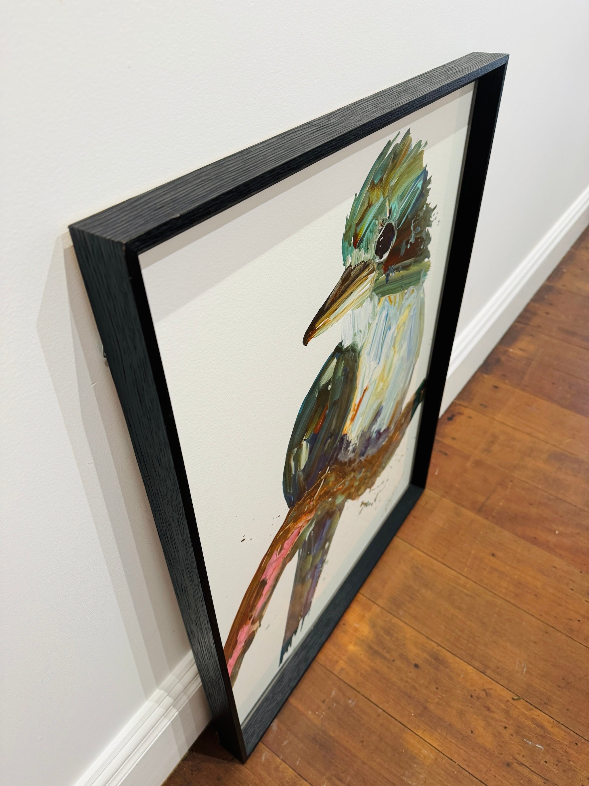 Kookaburra, Original Art on Archival Paper / Framed