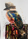 Kookaburra - King Kookaburra - Original Art on Paper - Unframed