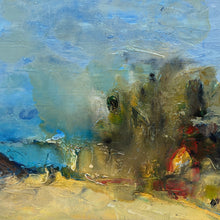 Load image into Gallery viewer, Abstract painting of Little Austinmer Beach, just north of Austinmer Beach near Wollongong NSW. Square view.
