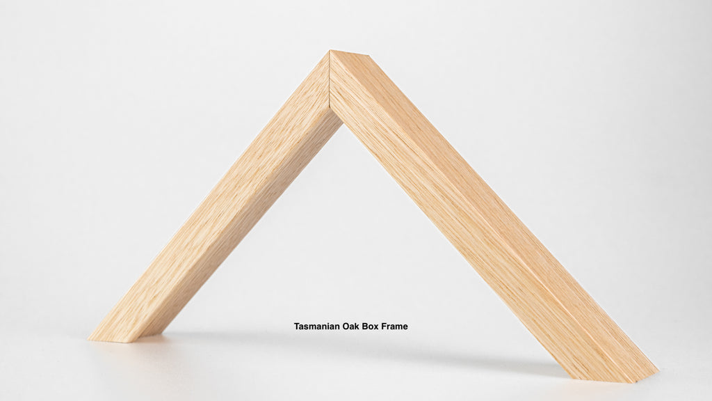 Tasmanian oak box fram